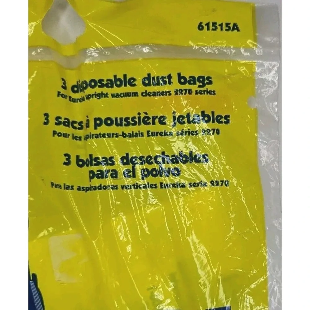 Genuine Eureka Style J Vacuum Bag # 61515A- 3 bags‎ New